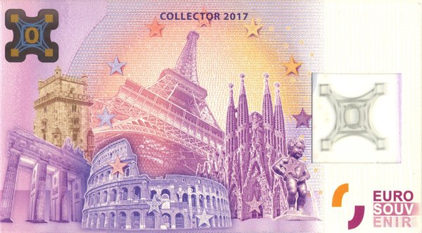 Polymerbanknoten-Set "Billets Souvenirs Collector 2017" 15 x 0-Euro Polymerbanknoten